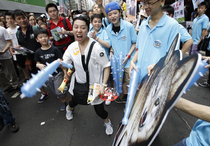 Protests Disrupt Inauguration of New Hong Kong Chief Executive