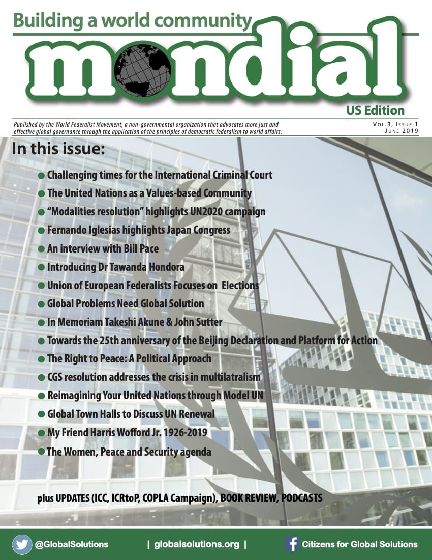 Mondial Cover (Issue 3 Volume 1)
