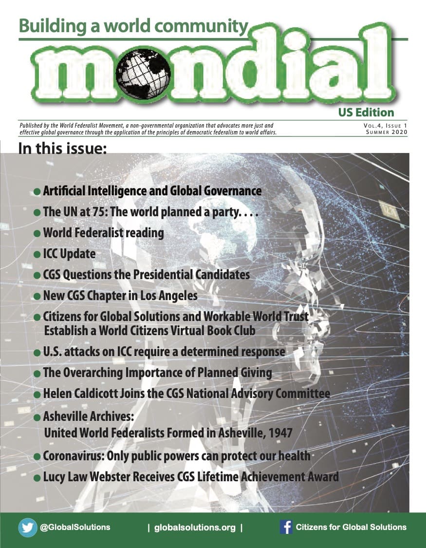 Mondial Cover (Volume 4 Issue 1)