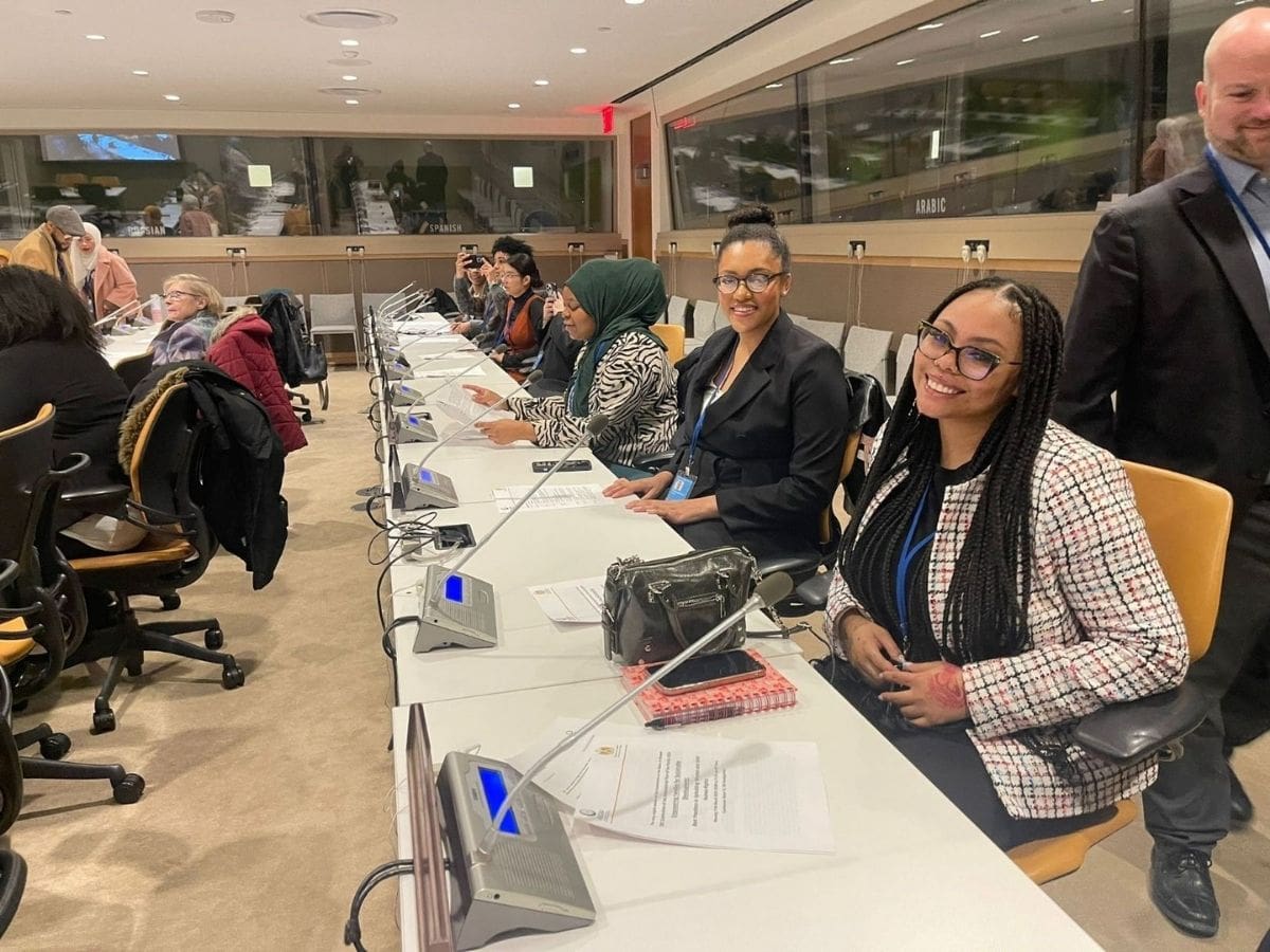 Trinity Washington fellows at the United Nations CSW 68 conference (2024)