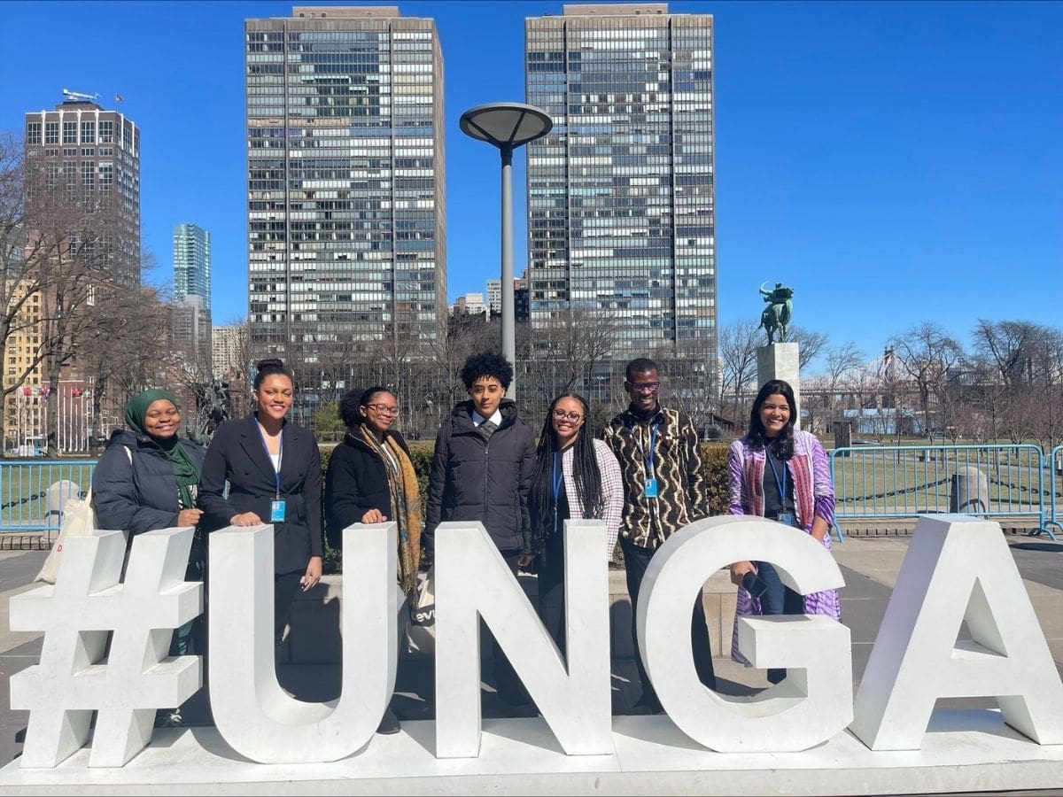 Trinity Washington fellows at the United Nations CSW 68 conference (2024)
