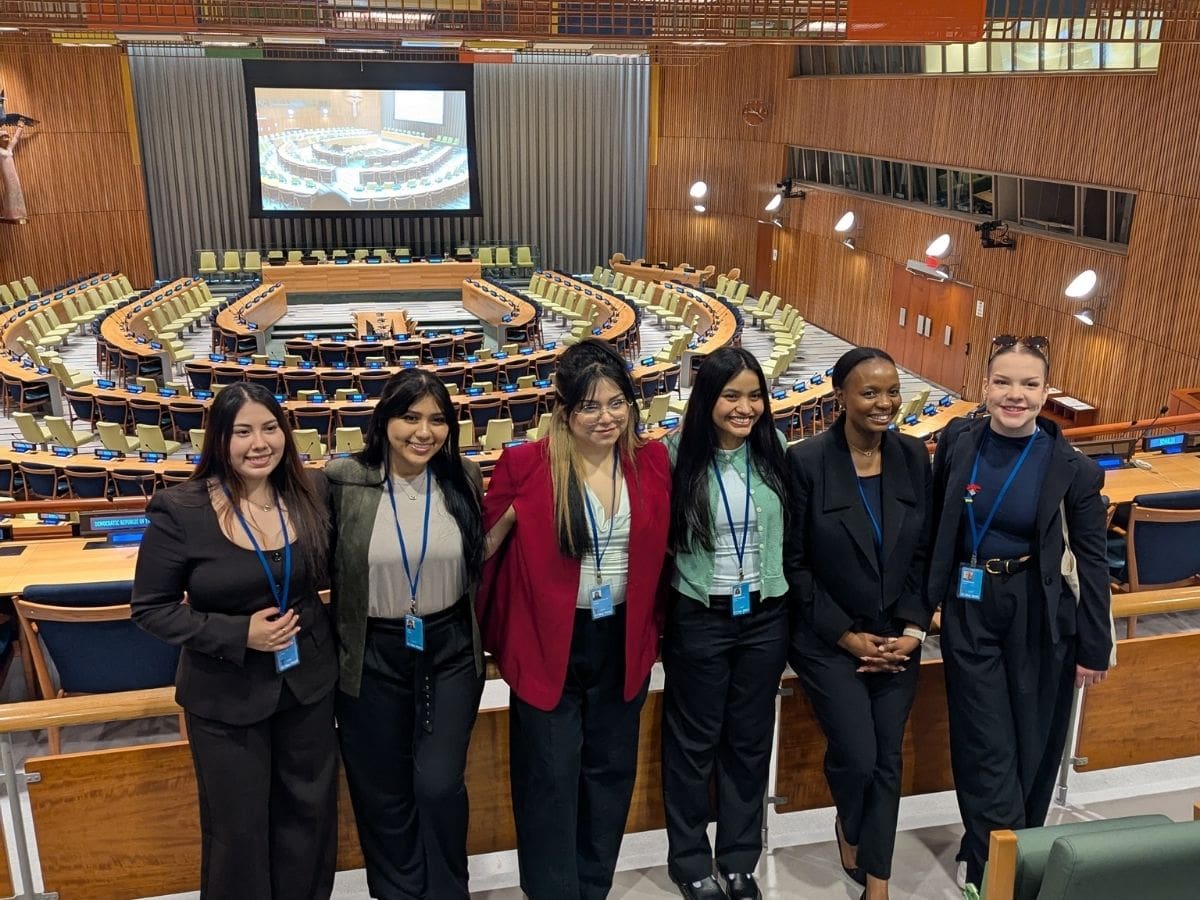 Trinity fellows at the United Nations (2025)