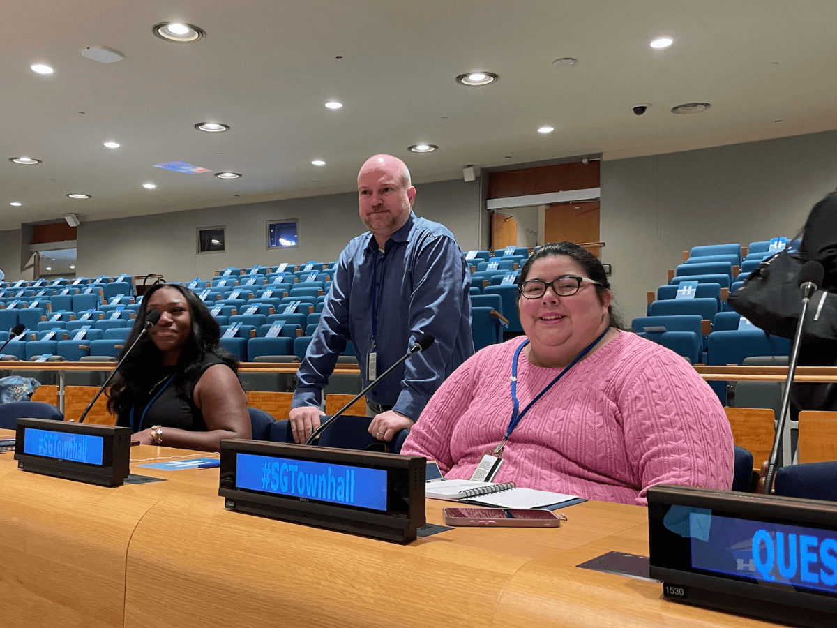 Delegates at the UN CSW 70 Conference